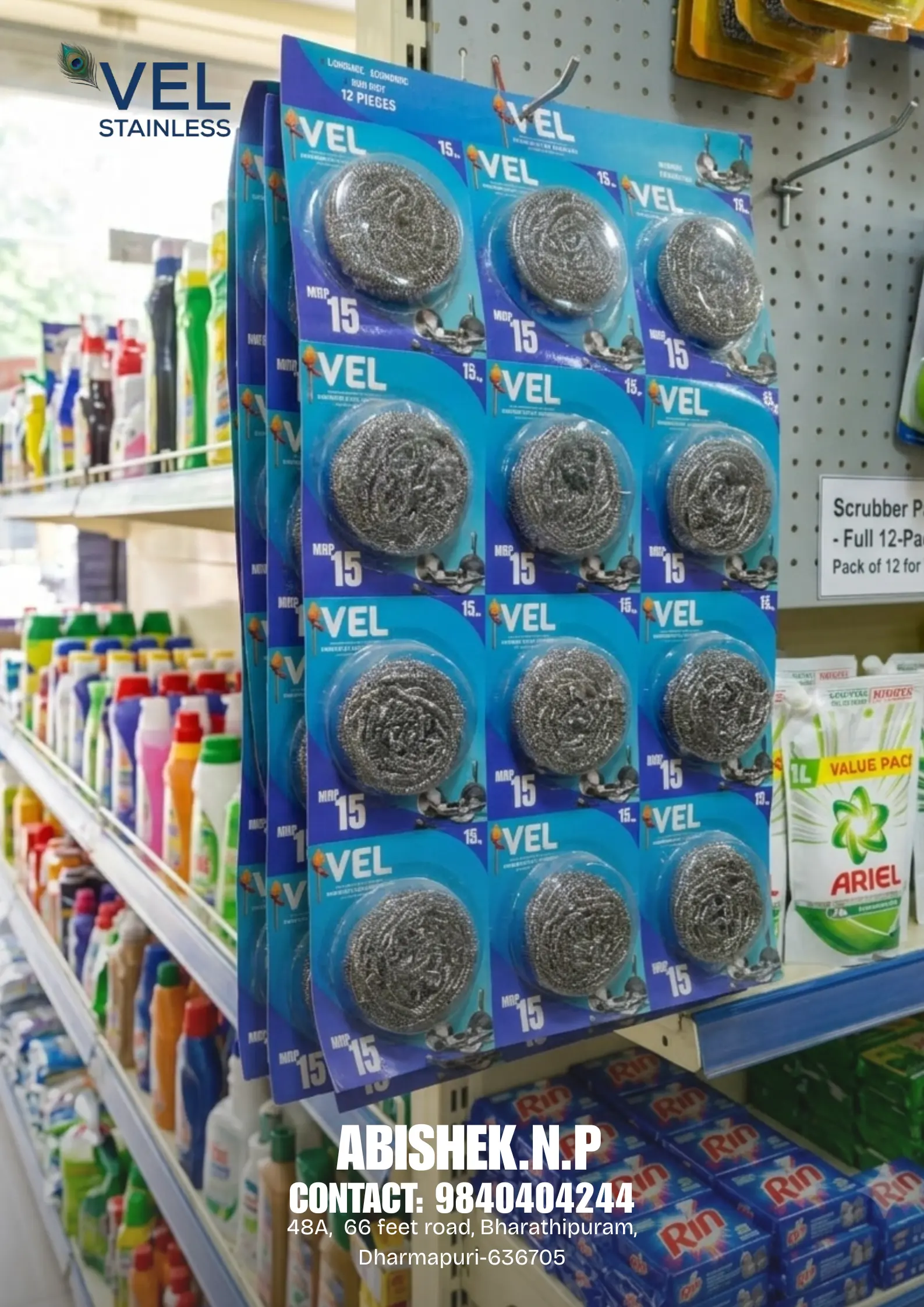 VEL Stainless poster design 2 — Abishek N.P dealer